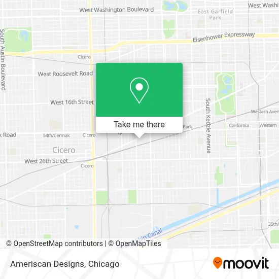 Ameriscan Designs map