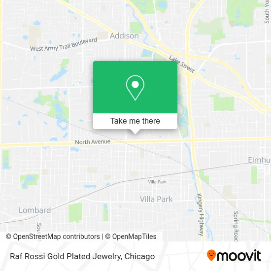 Raf Rossi Gold Plated Jewelry map