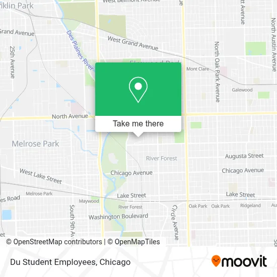 Du Student Employees map