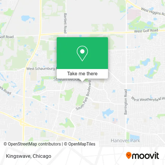 Kingswave map