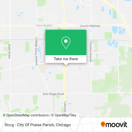 Rccg - City Of Praise Parish map