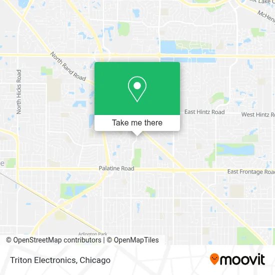Triton Electronics map
