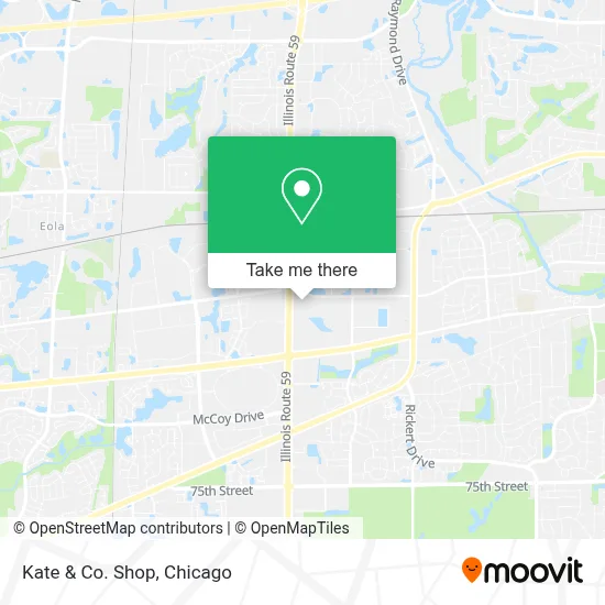 Kate & Co. Shop map