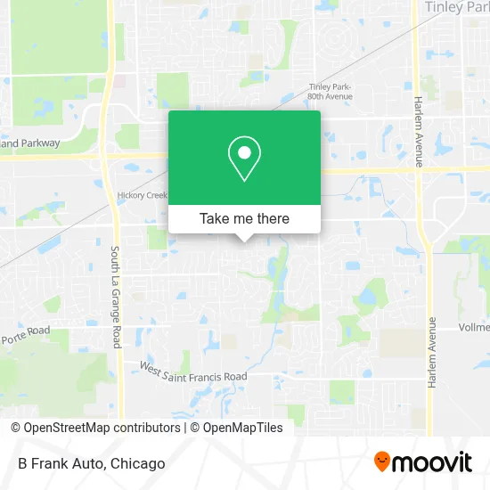 B Frank Auto map