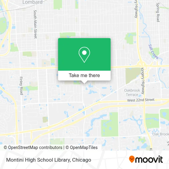 Montini High School Library map