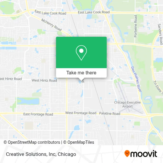 Creative Solutions, Inc map