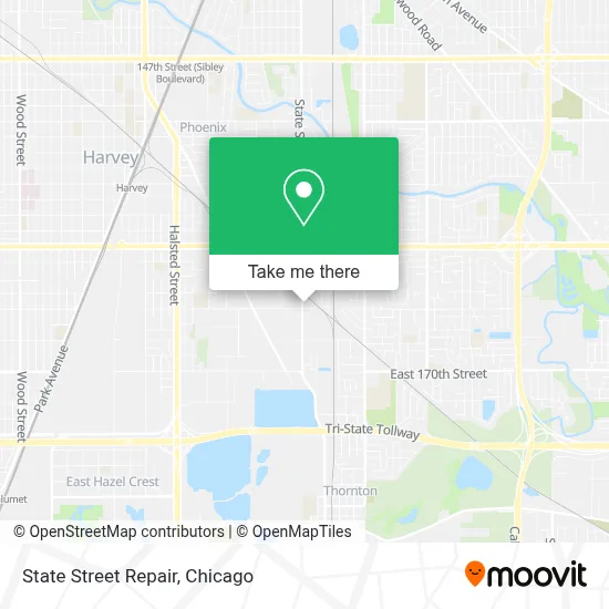 State Street Repair map