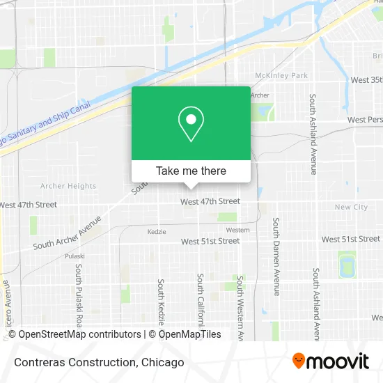 Contreras Construction map
