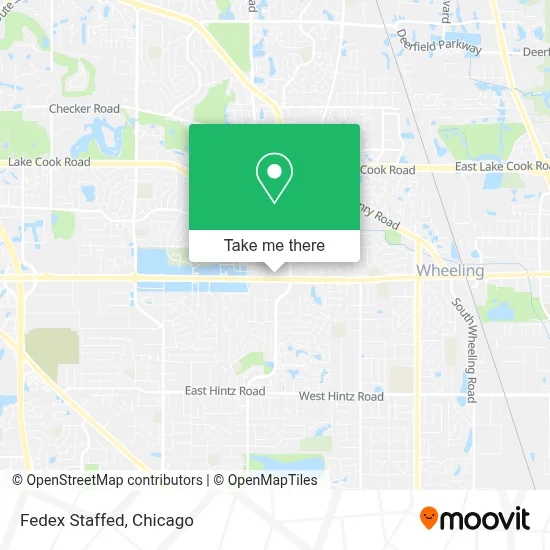 Fedex Staffed map