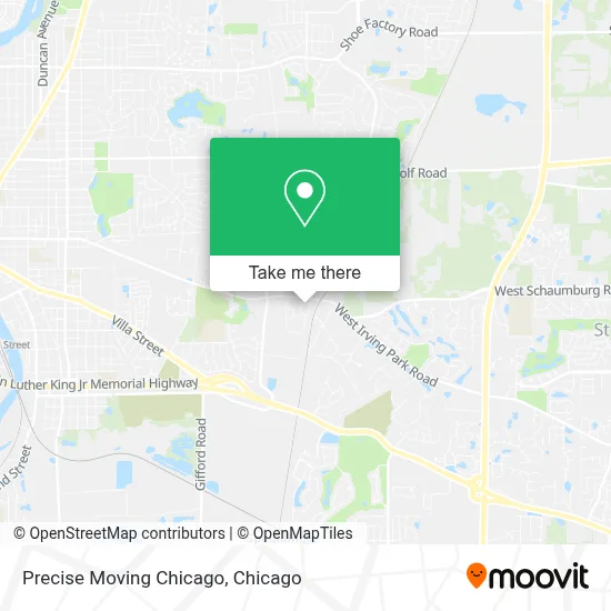 Precise Moving Chicago map