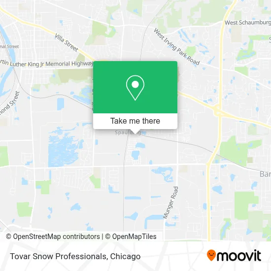 Tovar Snow Professionals map