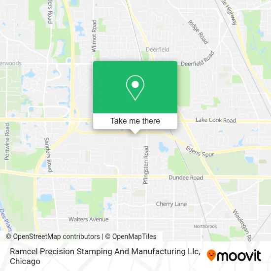 Ramcel Precision Stamping And Manufacturing Llc map