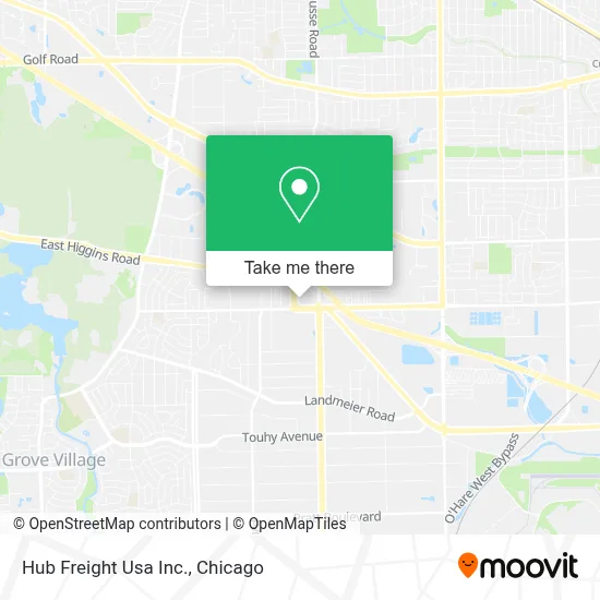Hub Freight Usa Inc. map