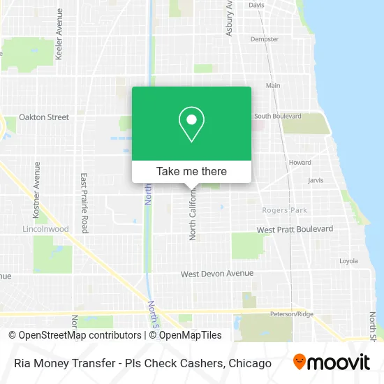 Ria Money Transfer - Pls Check Cashers map