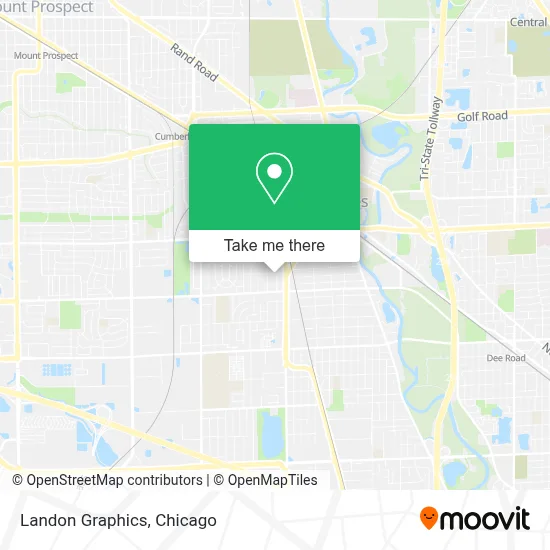 Landon Graphics map