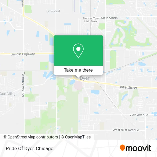 Pride Of Dyer map