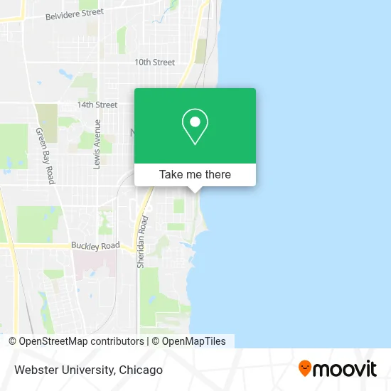 Webster University map