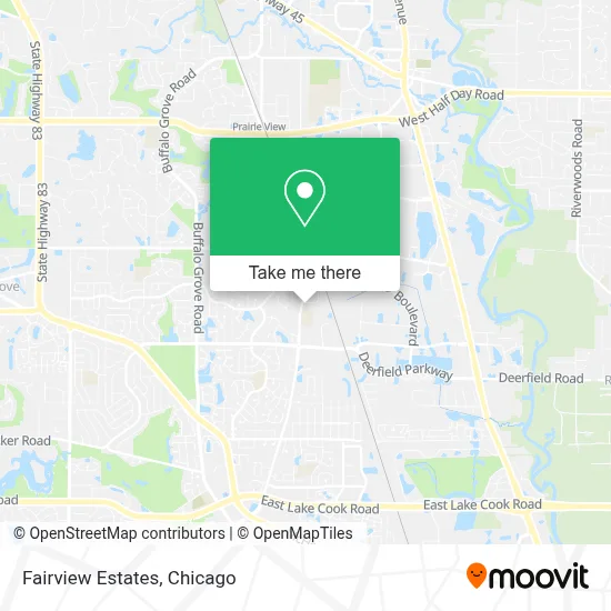 Fairview Estates map