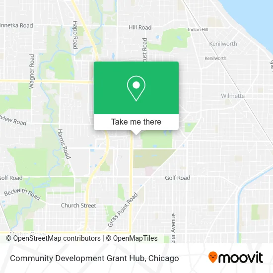 Community Development Grant Hub map