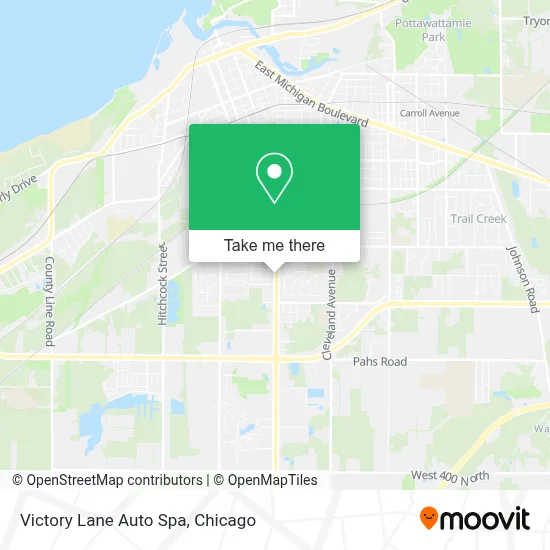 Victory Lane Auto Spa map