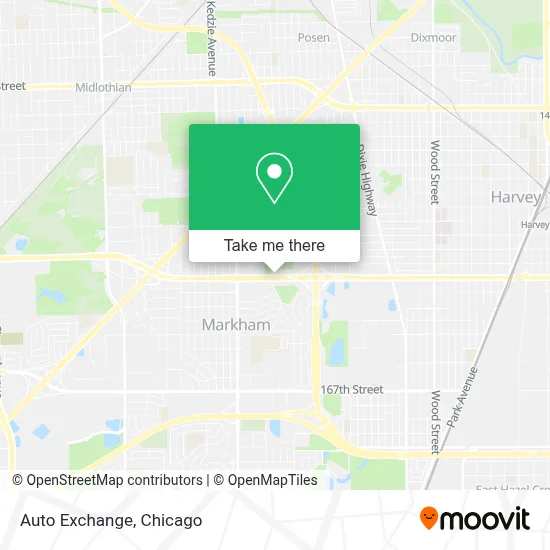 Auto Exchange map