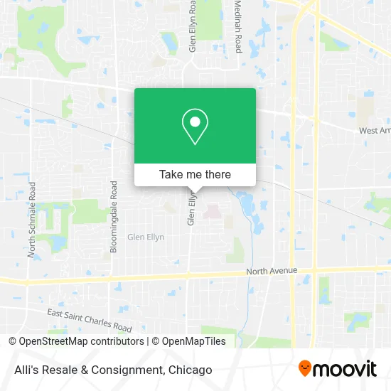 Alli's Resale & Consignment map