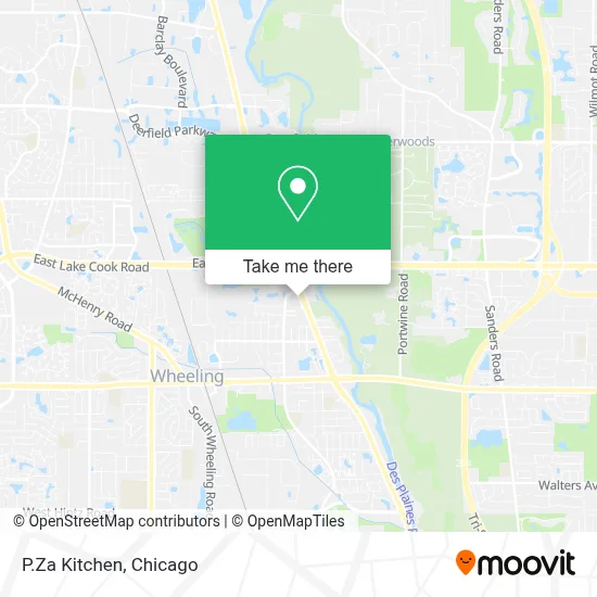 P.Za Kitchen map