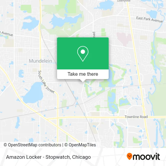 Amazon Locker - Stopwatch map