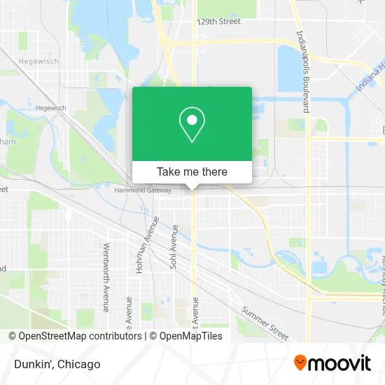Dunkin' map