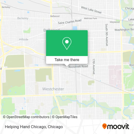 Helping Hand Chicago map