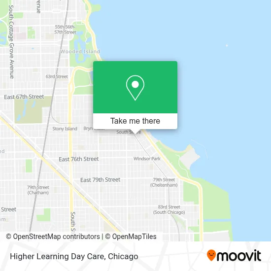 Higher Learning Day Care map