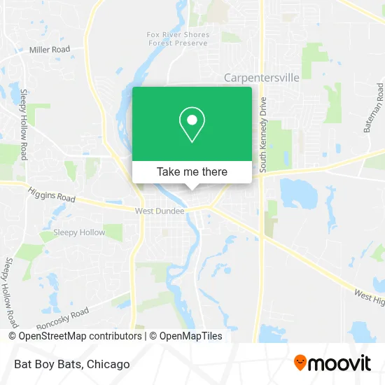 Bat Boy Bats map