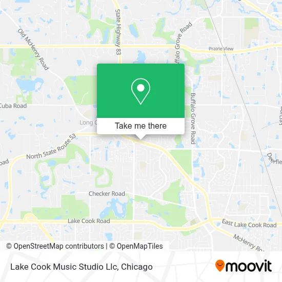 Lake Cook Music Studio Llc map