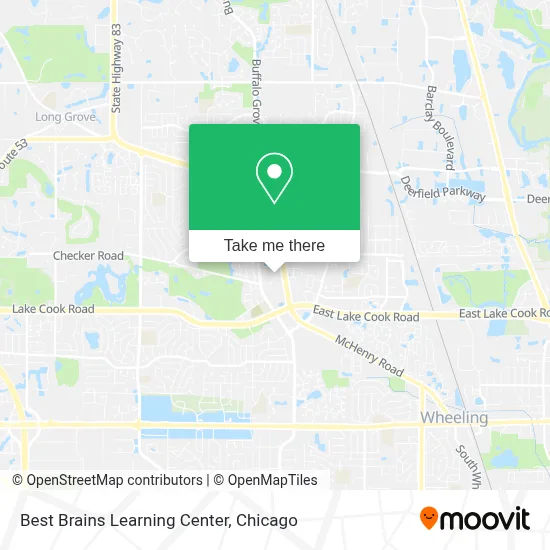 Best Brains Learning Center map