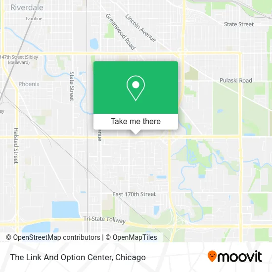 The Link And Option Center map