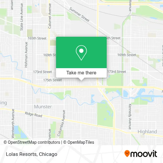 Lolas Resorts map