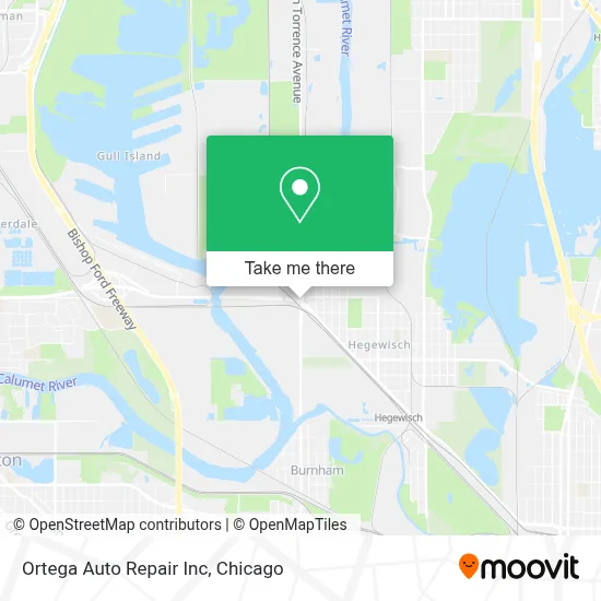 Ortega Auto Repair Inc map