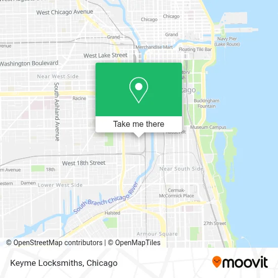 Keyme Locksmiths map