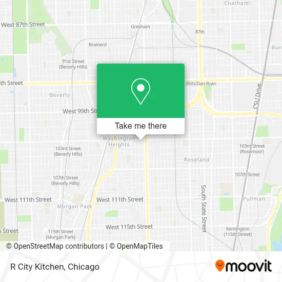 R City Kitchen map