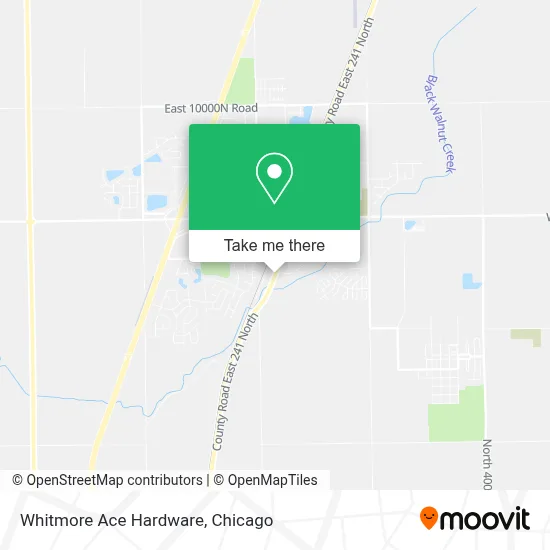 Whitmore Ace Hardware map