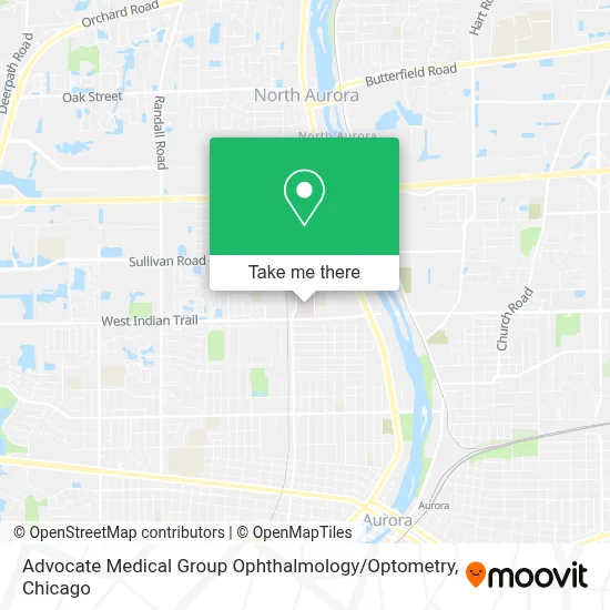 Advocate Medical Group Ophthalmology / Optometry map