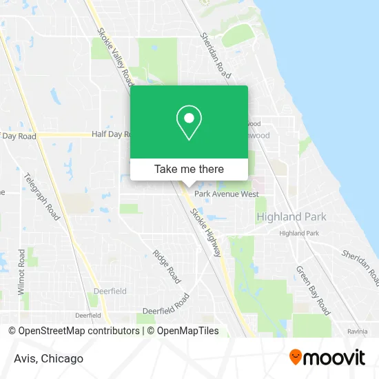 Avis map