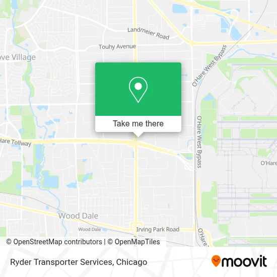 Ryder Transporter Services map