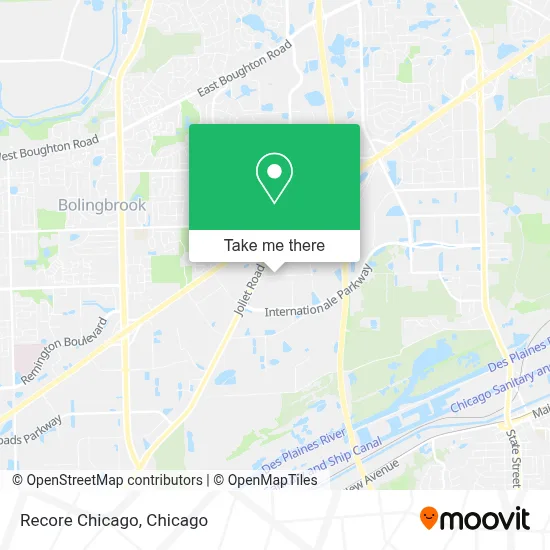 Recore Chicago map
