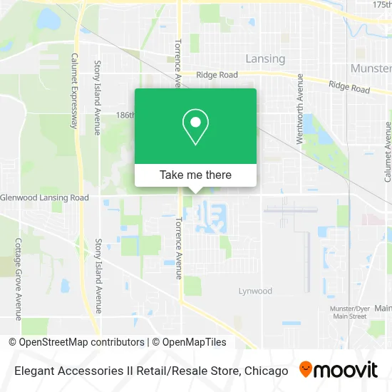 Elegant Accessories II Retail / Resale Store map