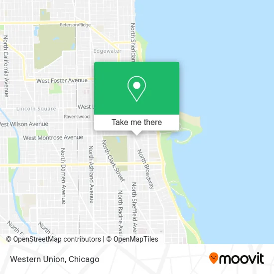 Western Union map