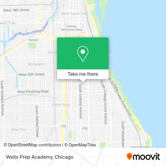 Wells Prep Academy map