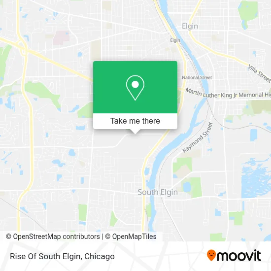 Rise Of South Elgin map