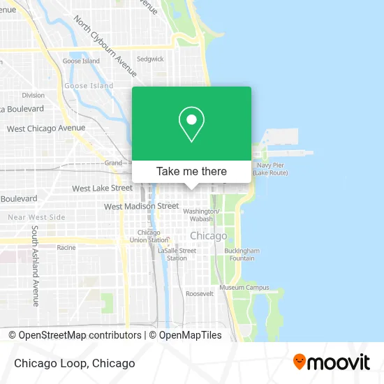 Chicago Loop map