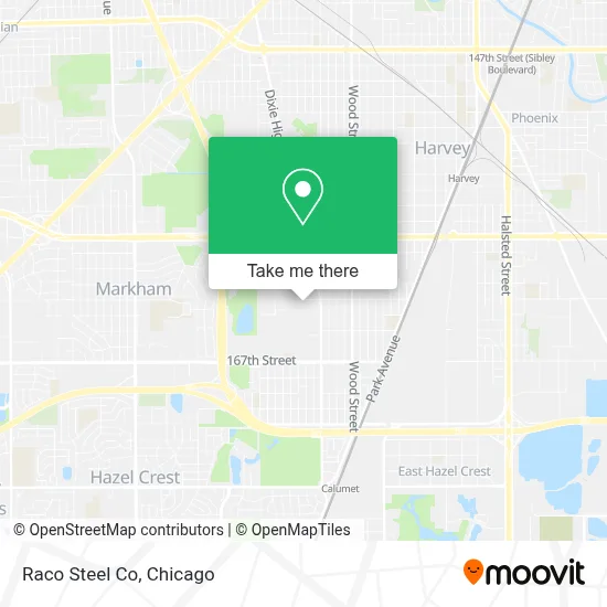 Raco Steel Co map